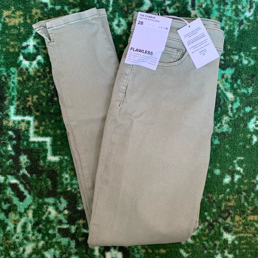 NWT Joe’s The Charlie High Rose Skinny Ankle Jeans